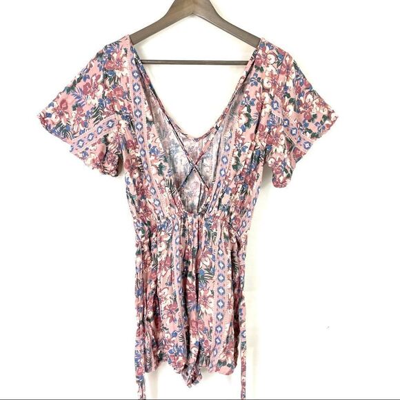 O'neill Rosemary Romper Floral Pink medium - Picture 4 of 13